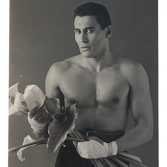 Fiona Pardington (1961-) - 'Prize of lillies: portrait of Joseph Makea',